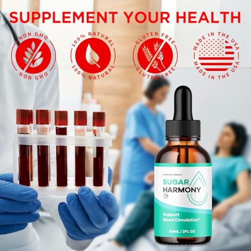 Gotas Sugar Harmony, Suplemento Vitaminico Natural para Salud y Bienestar, Fórmula Avanzada con Ingredientes de Máxima Potencia (30 Porciones) - imagen 5