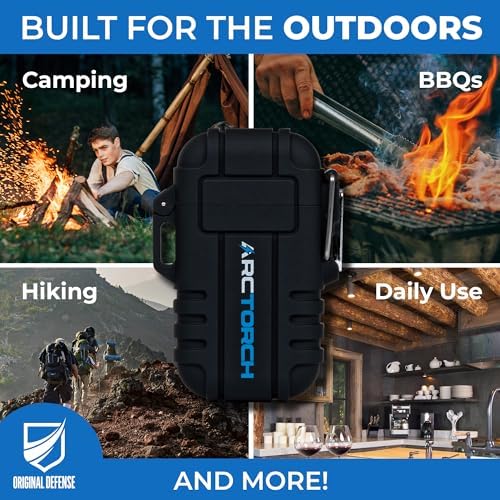 Encendedor Eléctrico Original Defense ArcTorch - A Prueba de Viento, Impermeable, Sin Llama, Recargable con USB para Senderismo, Camping, - imagen 5