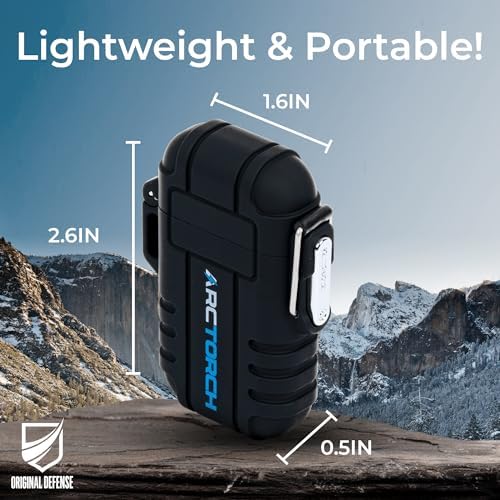 Encendedor Eléctrico Original Defense ArcTorch - A Prueba de Viento, Impermeable, Sin Llama, Recargable con USB para Senderismo, Camping, - imagen 6