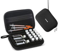 Estuche Avomosk para 17 frascos, tamaño dual de 30ml y 3ml, soporte para viales de BAC y insulina, ideal para refrigerador y viaje (solo estuche) - imagen 1