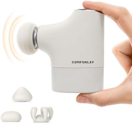 COMFORLAY Pistola de Masaje Portátil Mini, Masajeador de Percusión para Músculos, Compacto para Viajes, Ideal para Casa, Gimnasio y Oficina - imagen 1