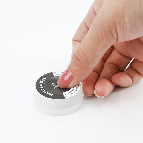 Toallitas Húmedas 50 PZS, Mini Toallitas Sanitizantes de Limón, Portátiles y Divertidas para Viajes, Tipo Húmedo y Seco, Negro y Blanco - imagen 5