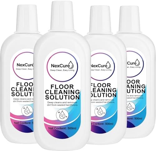 Solución de limpieza Tineco JXXAMZ33 compatible – Paquete de 4 (500ml cada uno, 2L total) recarga de limpiador de pisos Tineco, multi-superficie, sin - imagen 1