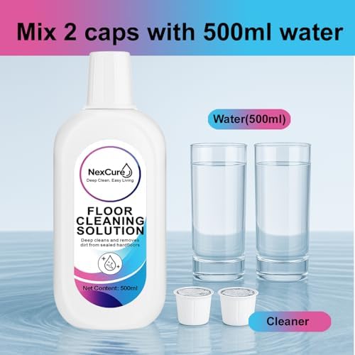 Solución de limpieza Tineco JXXAMZ33 compatible – Paquete de 4 (500ml cada uno, 2L total) recarga de limpiador de pisos Tineco, multi-superficie, sin - imagen 6