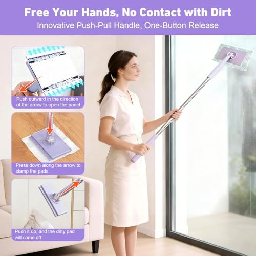 Mini Mop Snap Grip (Morado) - imagen 2