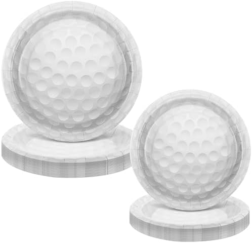Platos Desechables de Golf Kochorie, 72 Piezas, 7 y 9 Pulgadas, para Fiesta de Cumpleaños Deportiva, Sirve a 36 Invitados - imagen 1