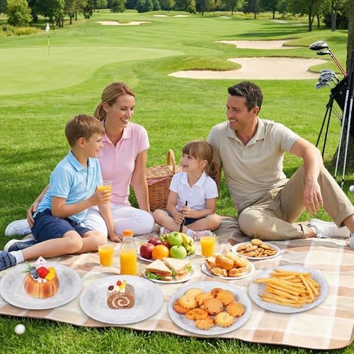 Platos Desechables de Golf Kochorie, 72 Piezas, 7 y 9 Pulgadas, para Fiesta de Cumpleaños Deportiva, Sirve a 36 Invitados - imagen 5