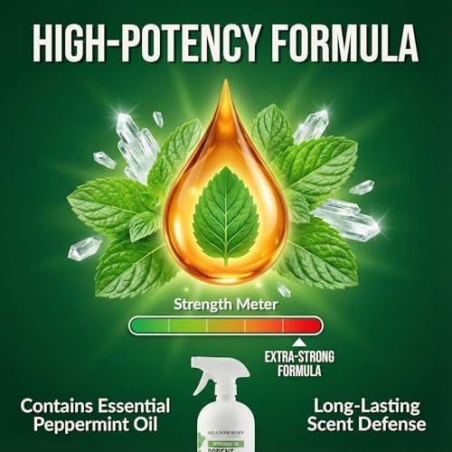 Spray de Control de Roedores Meadowborn con Aceite de Menta – Fórmula Natural y Potente para Interiores y Exteriores – 24 oz - imagen 7