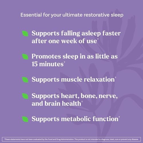 Cápsulas Natrol Sleep & Restore - Suplemento de Magnesio Calmante con GABA, Melatonina 5mg, Mezcla Botánica, 60 Cápsulas (Paquete de 2) - imagen 2