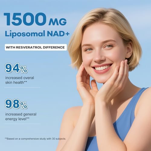 BEWORD Liposomal NAD 2000 Mg, 180 Cápsulas, Fórmula 4 en 1 con NAD Liposomal y Trans-Resveratrol | Soporte Energético - imagen 4