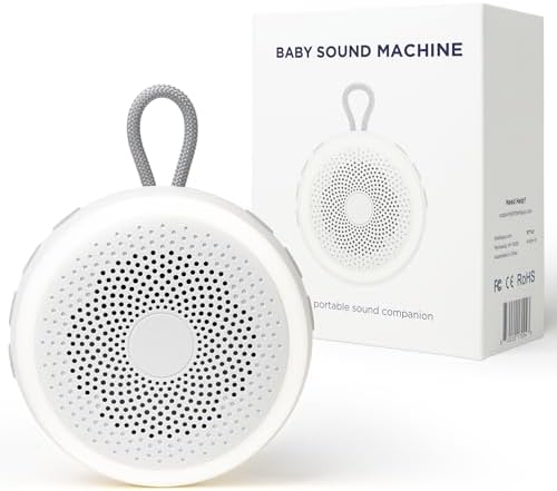 Máquina de Ruido Blanco LittleHippo | Máquina de Sonido Portátil para Bebés, Niños y Adultos | 19 Sonidos Relajantes | Ideal para Viajes y Regalos - imagen 1