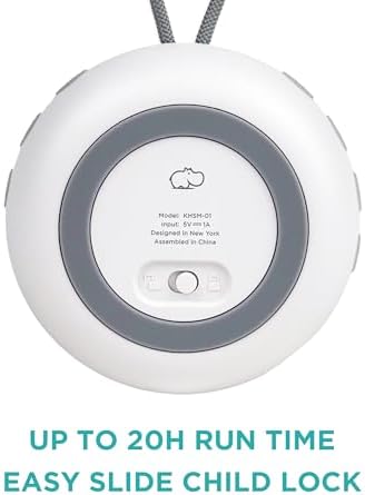 Máquina de Ruido Blanco LittleHippo | Máquina de Sonido Portátil para Bebés, Niños y Adultos | 19 Sonidos Relajantes | Ideal para Viajes y Regalos - imagen 6