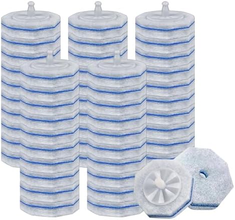 Recambios de 50 Piezas para Cepillo de Inodoro Clorox, Cabezas de Algodón con Fibra de Limpieza Eficiente Compatible con el Cepillo de Inodoro Clorox - imagen 1