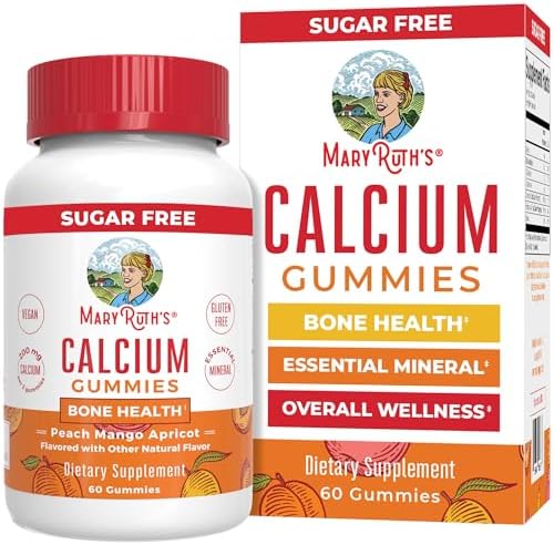 Suplemento de Calcio MaryRuth Organics | Libre de Azúcar | Gomas de Calcio para Mujeres y Hombres de 14+ Años | Huesos y Dientes Fuertes | Mineral - imagen 1
