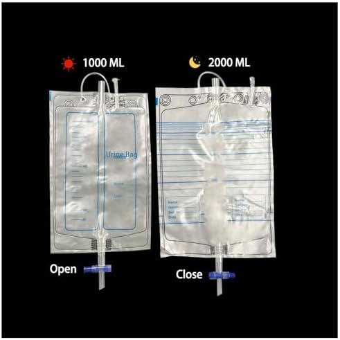 Condones Catéteres Externos para Hombres, 7 Piezas, Catéter Urinario para Incontinencia, Uso en Casa, Auto-Sellante, Bolsa de Pierna 1000ml & Bolsa - imagen 8