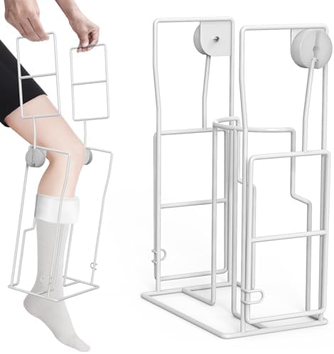 Hadwoer Ayuda Adaptativa para Vestirse - Donador de Medias para Poner Medias de Compresión, Tamaño Grande, para Pantorrillas de 33-46 cm de - imagen 6
