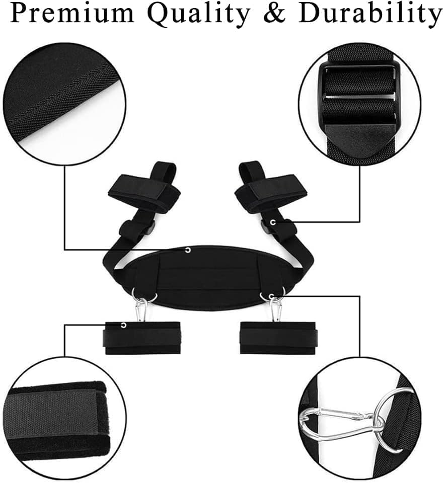 Restricciones para Cama y Correas para Adultos, Set de Esposas y Barra de Esparcimiento para Cama Queen, Juguetes de Placer para Parejas DH-34 - imagen 3