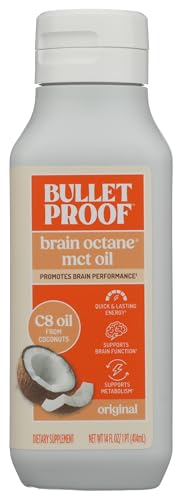 Aceite MCT Premium C8 Brain Octane de Cocos No Transgénicos, 14g MCTs, 414ml, Suplemento Keto Bulletproof para Energía Sostenida y Control del Apetito - imagen 2