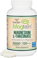 Magnesio L-Treonato Magtein - Certificado NSF - Apoyo para Sueño y Cognición - Alta Absorción - Forma Más Bioavailable de Magnesio - 2,000 mg - 120 - imagen 1
