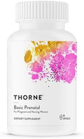 THORNE - Prenatal Básico - Multivitamínico con Folato para Mujeres Embarazadas y Lactantes - 18 Vitaminas y Minerales, Incluye Colina - Sin Gluten, - imagen 1