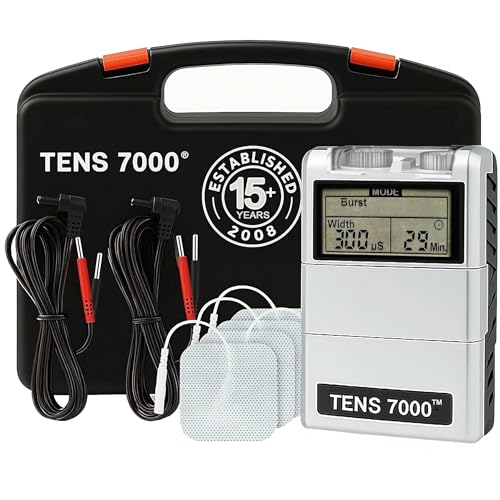 Unidad TENS Digital TENS 7000 con Accesorios - Estimulador Muscular para Alivio de Dolor de Espalda, Ciática, Cuello, Nervios, Hombros, Caderas, - imagen 3