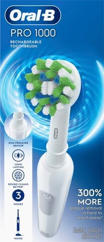 Cepillo de Dientes Eléctrico Recargable Oral-B Pro 1000, Color Blanco - imagen 3