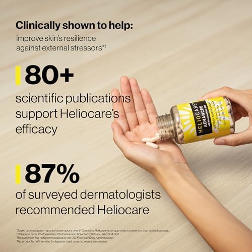 Suplemento Heliocare Advanced Niacin B3: Extracto Fernblock PLE 240mg por Porción - Apoya la Salud Celular de la Piel con Vitamina B3 Antioxidante - imagen 4
