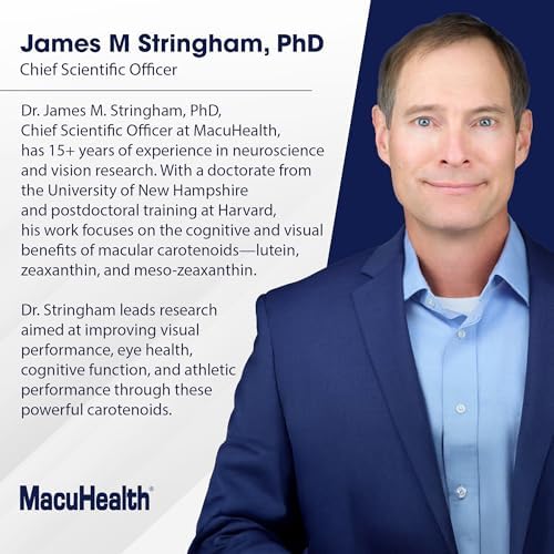 MacuHealth Fórmula Triple de Carotenoides - Vitaminas para los Ojos para Adultos - 90 Softgels, Suministro para 3 Meses - Soporte Avanzado para la - imagen 2