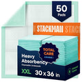 Almohadillas Desechables Chucks 30x36 [Paquete de 50] - Protectores Absorbentes para Incontinencia, Extra Grandes para Niños, Adultos y Ancianos | - imagen 1