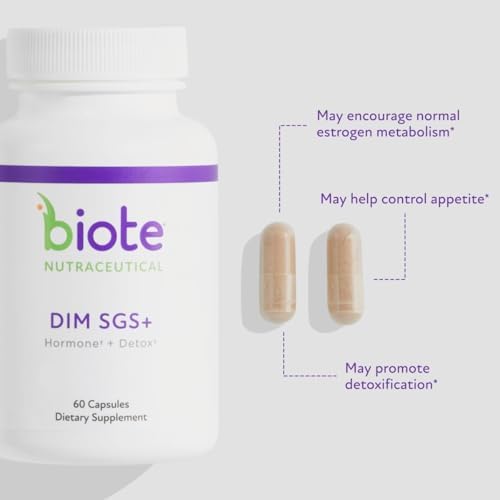 Biote Nutraceuticals - DIM SGS + - Hormonas + Detox (60 Cápsulas) - imagen 3