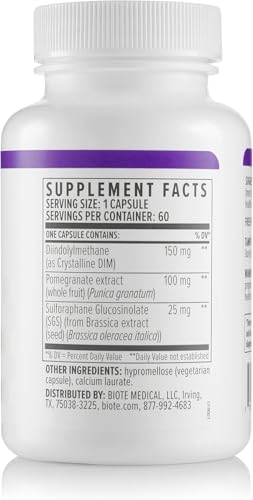 Biote Nutraceuticals - DIM SGS + - Hormonas + Detox (60 Cápsulas) - imagen 6