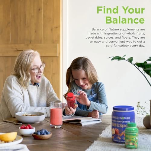 Suplementos Balance of Nature de Frutas y Verduras - Ingredientes de Frutas y Verduras Completas para Mujeres, Hombres y Niños - 90 Cápsulas de - imagen 5