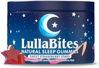 LullaBites - Gomas Naturales para Dormir - Hechas en EE. UU. - Con 5-HTP, L-Teanina, Magnesio y Raíz de Valeriana - Sin Melatonina - Veganas - Halal - imagen 1