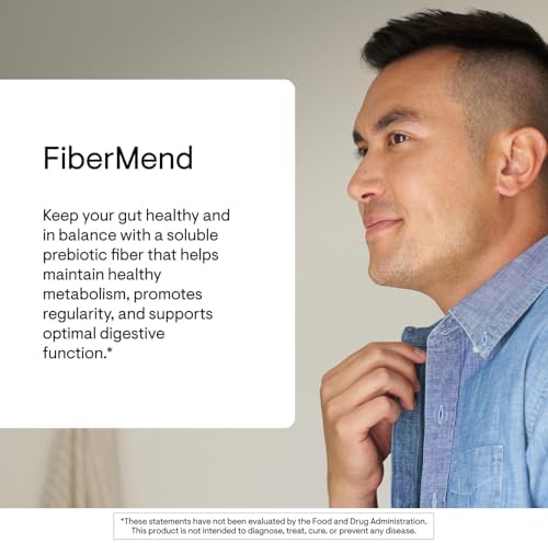 THORNE - FiberMend - Polvo de fibra prebiótica para mantener la regularidad y flora intestinal equilibrada - 11.6 Oz - imagen 3