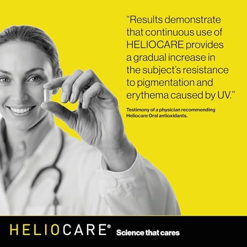 Suplemento Dietético Heliocare para el Cuidado de la Piel: 240mg de Extracto de Polypodium Leucotomos - 60 Cápsulas Veganas con Fórmula Rica en - imagen 6