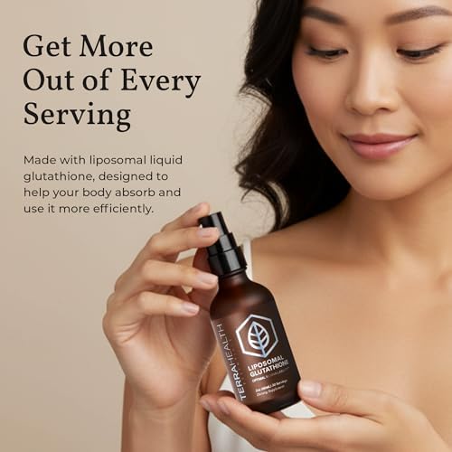 Terra Health Essentials - Glutatión Liposomal - Apoya la Inmunidad, Piel, Cabello y Envejecimiento Saludable - Suplemento de Glutatión de Máxima - imagen 3