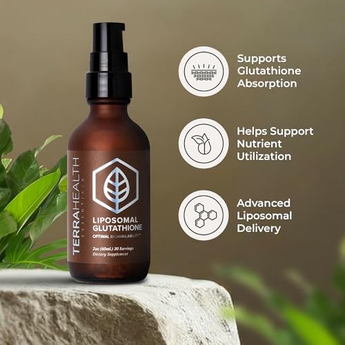 Terra Health Essentials - Glutatión Liposomal - Apoya la Inmunidad, Piel, Cabello y Envejecimiento Saludable - Suplemento de Glutatión de Máxima - imagen 4