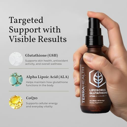 Terra Health Essentials - Glutatión Liposomal - Apoya la Inmunidad, Piel, Cabello y Envejecimiento Saludable - Suplemento de Glutatión de Máxima - imagen 5