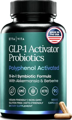 Suplemento Probiótico Activador de GLP-1 para Pérdida de Peso, Salud Digestiva y Energía – Akkermansia, Berberina, Gymnema, Resveratrol, EGCG y - imagen 1