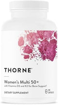 THORNE - Multi Mujer 50+ - Suplemento Diario Completo con Vitaminas A, B6, B12, C, D, E, K, Zinc y Más - Apoya Corazón, Cerebro, Huesos e Inmunidad - - imagen 1