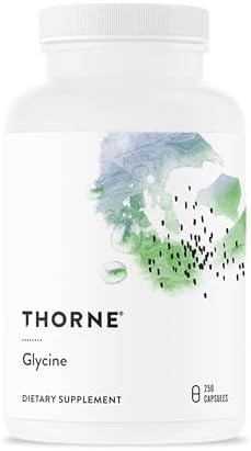 THORNE - Glycina - Suplemento de Aminoácidos para Relajación, Manejo del Estrés, Desintoxicación y Función Muscular Saludable - 250 Cápsulas Sin - imagen 1