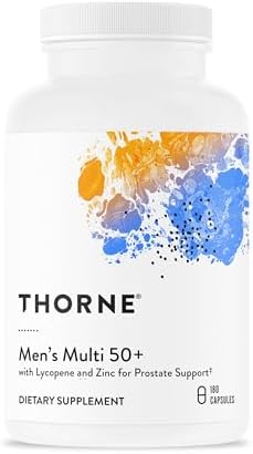 THORNE - Multi Vitaminas para Hombres 50+ - Suplemento Diario Completo con Vitaminas A, B6, B12, C, D, E, Zinc y Más - 180 Cápsulas - imagen 1