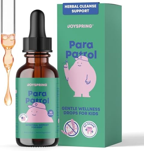 JoySpring ParaPatrol Suplemento Herbal para Niños – Mezcla Líquida Sin Alcohol con Extracto de Nogal Negro y Ajenjo | Apoya la Salud Digestiva | - imagen 1