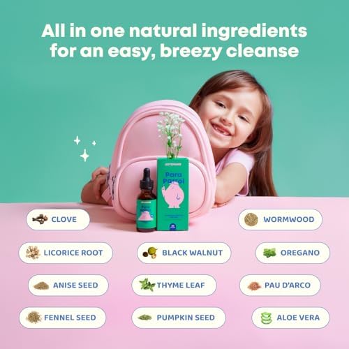 JoySpring ParaPatrol Suplemento Herbal para Niños – Mezcla Líquida Sin Alcohol con Extracto de Nogal Negro y Ajenjo | Apoya la Salud Digestiva | - imagen 5
