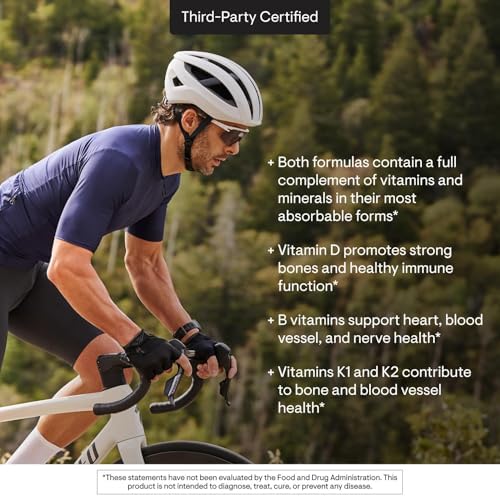 THORNE - Multi-Vitamin Elite - Suplemento Nutricional Diario - Dos Fórmulas para Energía Celular, Sueño Reparador y Más* - Certificado por Terceros - - imagen 5