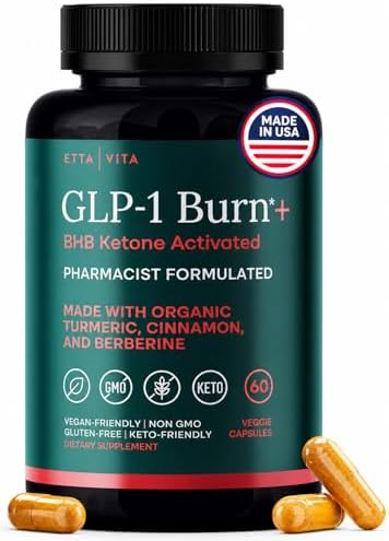 Suplemento GLP-1 para el Apetito y Salud Metabólica con BHB, Vinagre de Manzana, Berberina HCL, Cúrcuma y Canela - Apoya Energía, Digestión y Balance - imagen 1