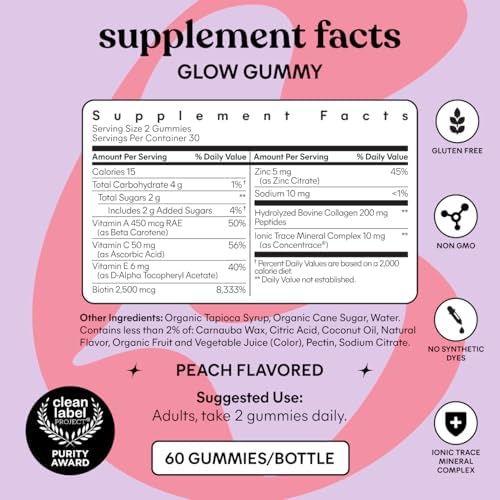 Gomitas Lemme Glow de Colágeno para Cabello Fuerte, Uñas Resistentes y Piel Saludable, con Multi-Colágeno, Biotina, Minerales y Vitaminas, Sabor - imagen 6