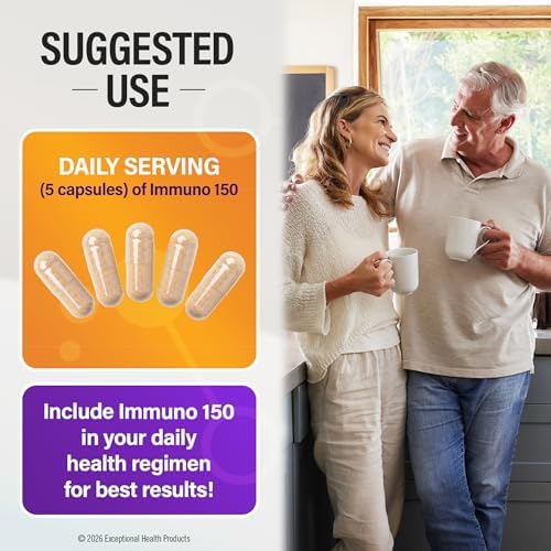 Immuno 150, Suplemento de Soporte Inmunológico, 70 Minerales Vegetales, 13 Vitaminas Esenciales y 68 Nutrientes Adicionales - 150 Cápsulas Vegetales - imagen 4