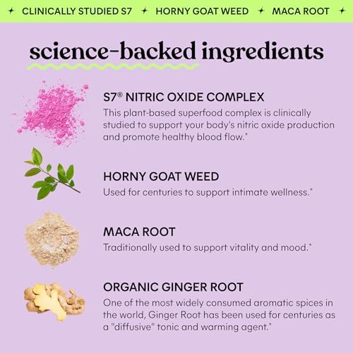 Lemme Play Gummy Intimidad Diaria para Mujeres y Hombres con Complejo S7 de Óxido Nítrico, Maca y Hierba de Cabra - Sabor Cereza (60 piezas) - imagen 3