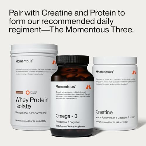 Aceite de Pescado Omega-3 Momentous - Suplemento de EPA y DHA de Alta Potencia para Hombres y Mujeres - Apoya la Salud del Corazón, Articulaciones y - imagen 7